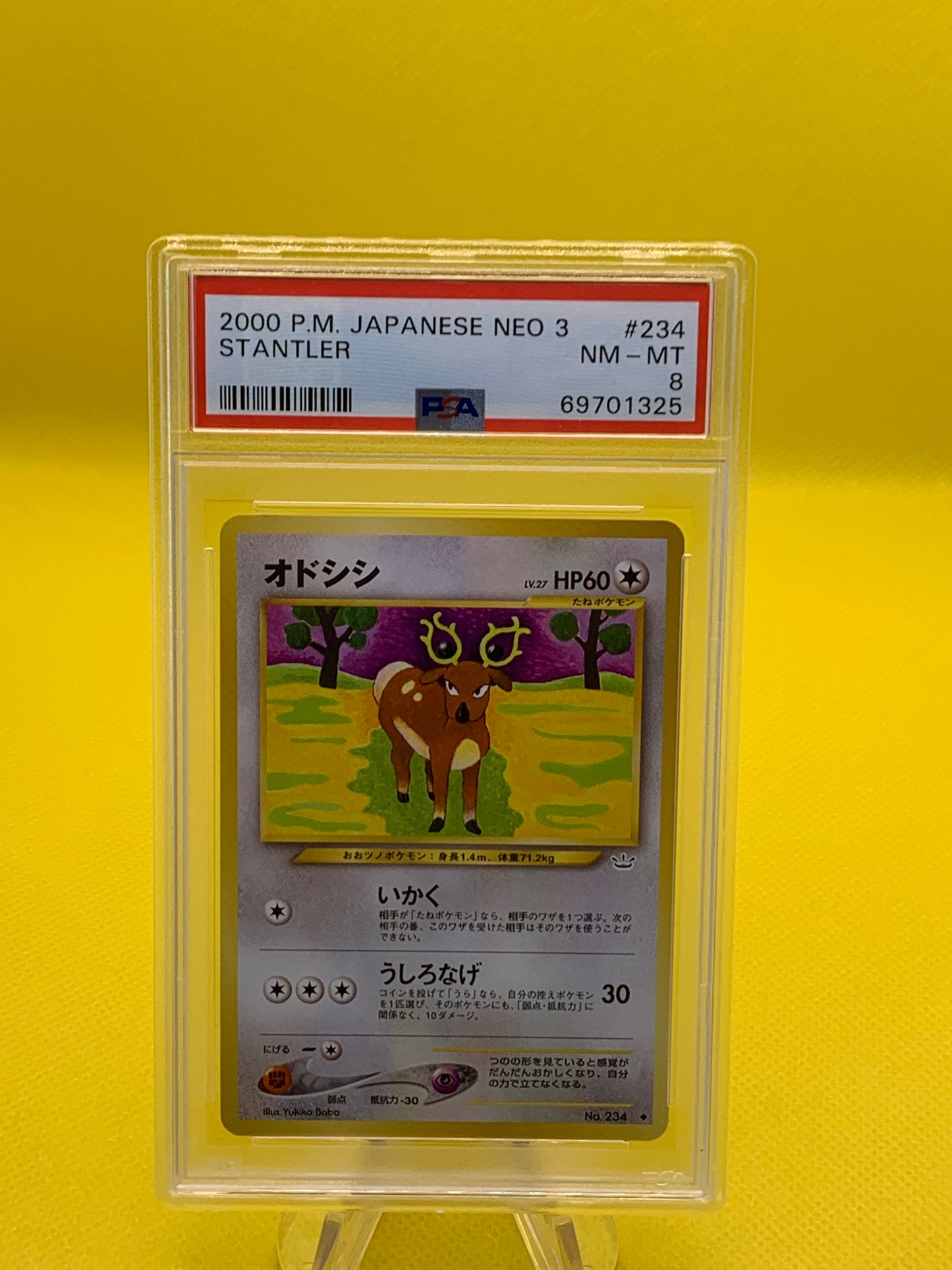 Graded Stantler Card